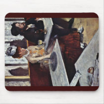 The Absinthe By Edgar Degas Mouse Pads