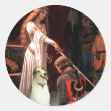 The Accolade -Borzoi Sticker