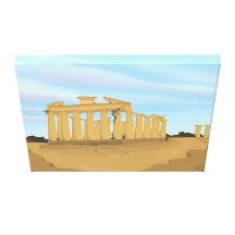 The Acropolis of Athens Stretched Canvas Prints