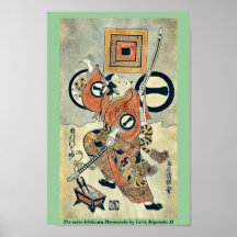 The actor Ichikawa Monnosuke by Torii, Kiyonobu II Posters