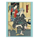 The actors by Utagawa,Kunisada Postcards