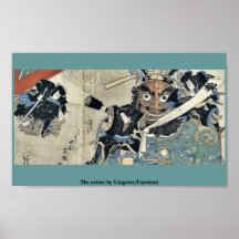 The actors by Utagawa,Toyokuni Posters