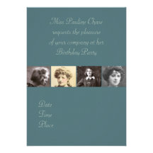 The Actresses #1 Personalized Announcements
