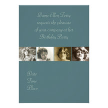 The Actresses #3 Personalized Invitation