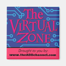 The ADD Channel and The Virtual Zone Episodes Fridge Magnet