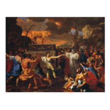 The Adoration Of The Golden Calf Post Card