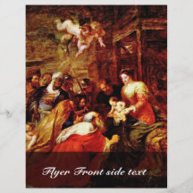 The Adoration Of The Magi, Adoration Of The Magi Flyer Design