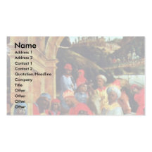 The Adoration Of The Magi By Foppa Vincenzo Business Card