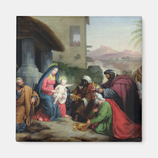 The Adoration of the Magi, c.1833-36 Fridge Magnet