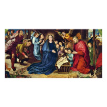 The Adoration Of The Shepherds By Goes Hugo Van De Photo Greeting Card