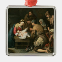 The Adoration of the Shepherds, c.1650 Christmas Tree Ornaments