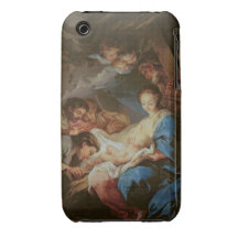 The Adoration of the Shepherds (oil on canvas) 2 iPhone 3 Case-Mate Cases