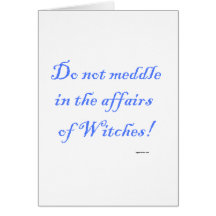 The affairs of Witches Cards