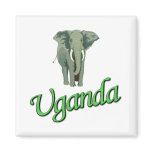 The African Elephant Refrigerator Magnet