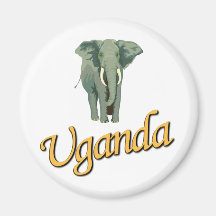 The African Elephant Magnet