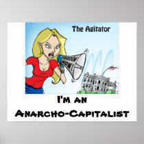 The Agitator Anarcho Poster