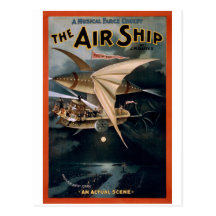 The Air Ship Post Card