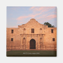 The Alamo Mission in modern day San Antonio, 2 Refrigerator Magnet