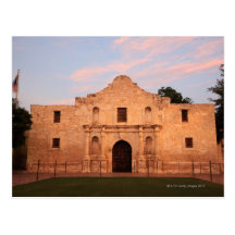 The Alamo Mission in modern day San Antonio, 2 Post Cards