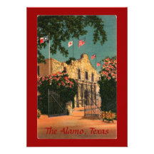 The Alamo Vintage Texas Invitation