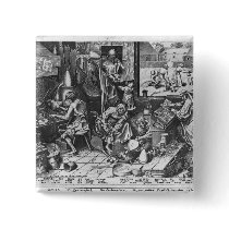 The Alchemist at work Pinback Buttons
