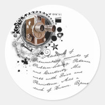 The Alchemy of Filmmaking Round Stickers