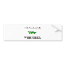 The Alligator Whisperer Bumper Sticker