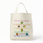 the alphabet book - cover - grocery bag