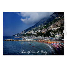 The Amalfi Coast Italy Greeting Cards