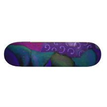 The Amazing Hideaway - Purple and Magenta Heaven Skate Boards