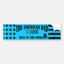 The American Dad-Best In The World Bumper Stickers