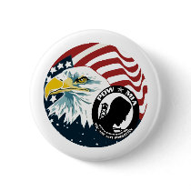 The American Eagle POW-MIA Pinback Button