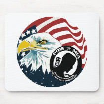 The American Eagle POW-MIA Mouse Pads