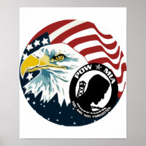 The American Eagle POW-MIA Print