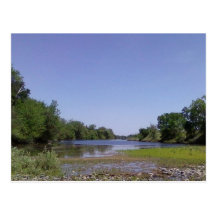 The American River Sacramento,CA Postcard