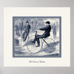 The American Velocipede ~ Vintage Advertising Print