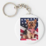 The American Yorkie Keychains