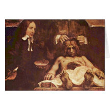 The Anatomy Lesson Of Dr. Joan Deyman. By Rembrand Card