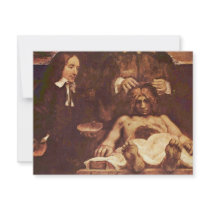 The Anatomy Lesson Of Dr. Joan Deyman. By Rembrand Invitation