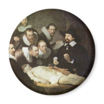 The Anatomy Lesson Of Dr. Nicolaes Tulp. Magnets