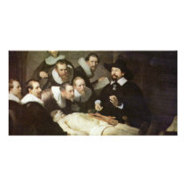 The Anatomy Lesson Of Dr. Nicolaes Tulp. Custom Photo Card