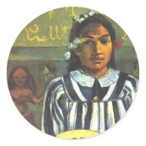 The Ancestors of Tehamana - Paul Gauguin Sticker
