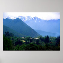 The Andes Mountains in Chile Posters
