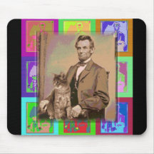 The Andy   Abraham Lincoln Mouse Mat