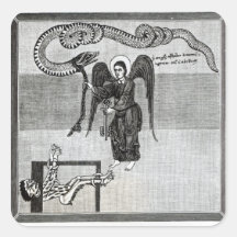 The Angel, holding the Keys of Hell Sticker