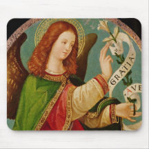 The Angel of the Annunciation Mouse Pad