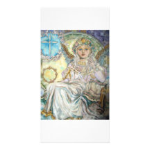 The angel of the Christmas rose. Photo Cards