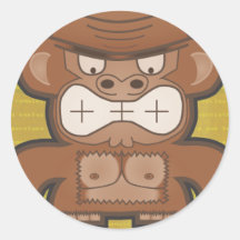The Angry Donkey Monkey - High Test Sticker