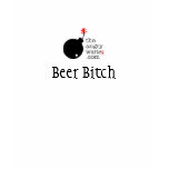 The Angry Waiter Beer Bitch t-shirts