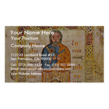 The Animal The Tetramorph Gospels Folio 5V By Thom Business Card